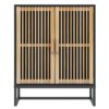 Sideboard Black 60x30x75 cm Engineered Wood