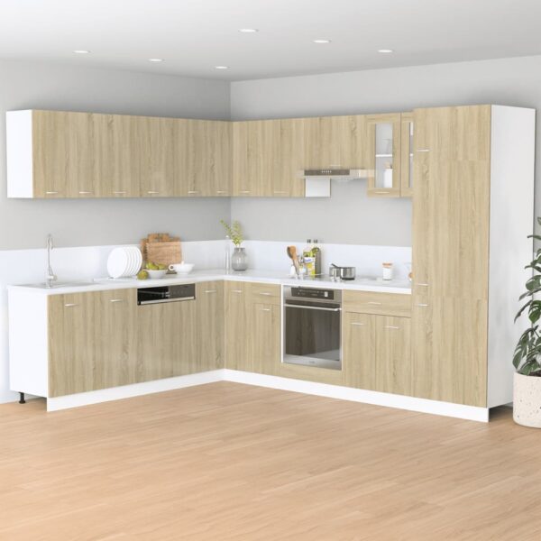 Hanging Cabinet Lyon Sonoma Oak 80x31x60 cm Engineered Wood