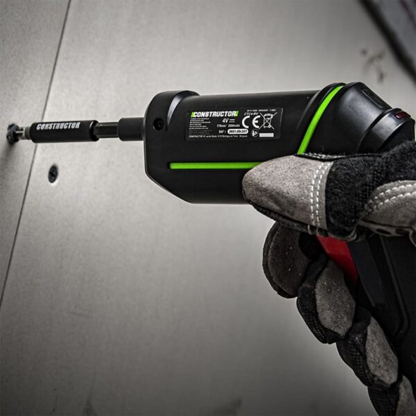 CONSTRUCTOR Rechargeable Screwdriver 4 V