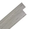 Self-adhesive PVC Flooring Planks 5.02 mÂ² 2 mm Dark Grey