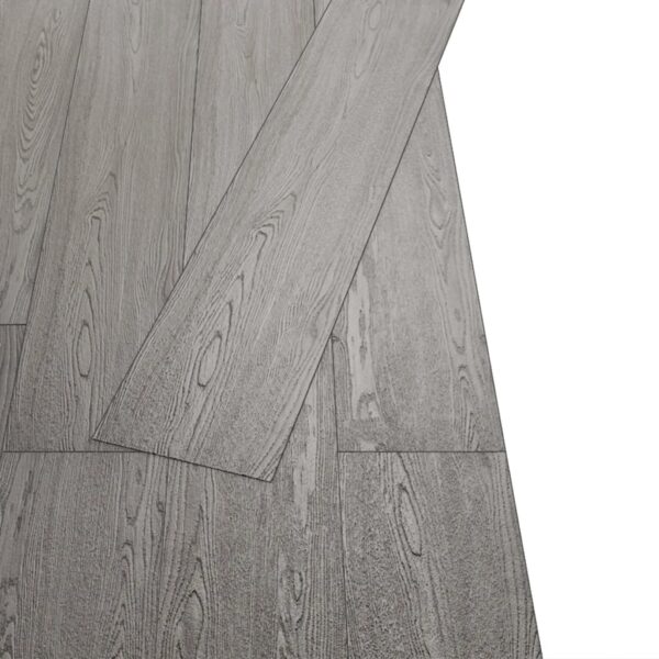 Self-adhesive PVC Flooring Planks 5.02 mÂ² 2 mm Dark Grey