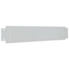 Lawn Fences 5 pcs Galvanised Steel 100x19 cm