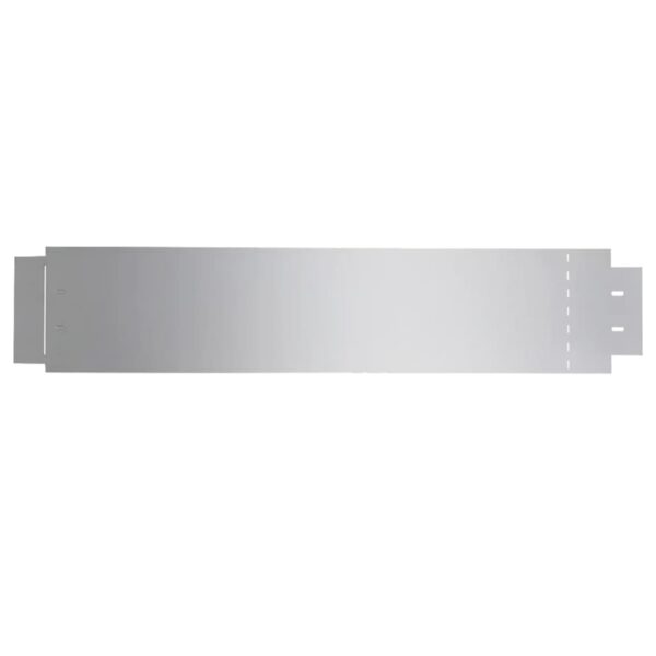 Lawn Fences 5 pcs Galvanised Steel 100x19 cm