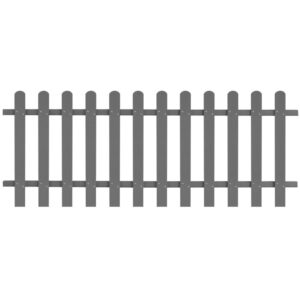 Picket Fence WPC 200x80 cm