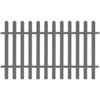 Picket Fence WPC 200x120 cm