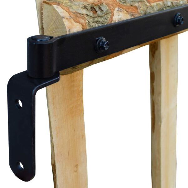 Single Fence Gate Hazel Wood 100x60 cm
