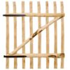 Single Fence Gate Hazel Wood 100x120 cm