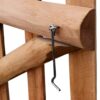 Single Fence Gate Impregnated Hazel Wood 100x60 cm