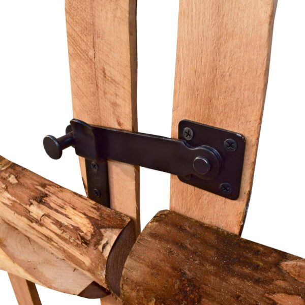 Double Fence Gate Impregnated Hazel Wood 300x90 cm