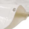 Tarpaulin 650 g/mÂ² 3x3 m White