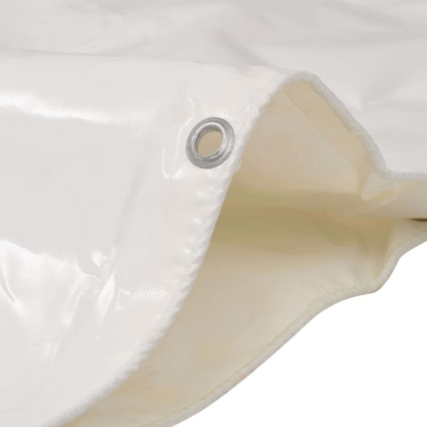Tarpaulin 650 g/mÂ² 3x3 m White