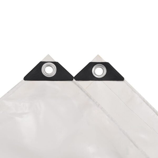 Tarpaulin 650 g/mÂ² 3x3 m White
