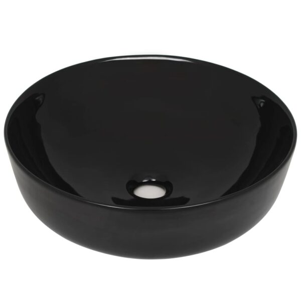 8718475588986_a_en_hd_1.jpg Basin Ceramic Round Black 41.5x13.5 cm