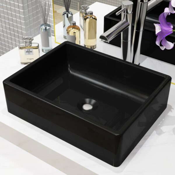 8718475589006_m_en_hd_1.jpg Basin Ceramic Rectangular Black 41x30x12 cm
