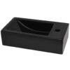 8718475589044_g_en_hd_2.jpg Basin with Faucet Hole Rectangular Ceramic Black 46x25.5x12 cm