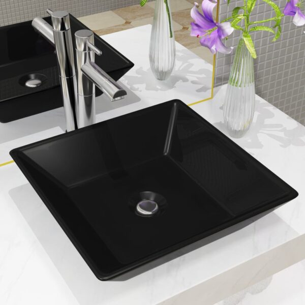 8718475589051_m_en_hd_1.jpg Basin Ceramic Square Black 41.5x41.5x12 cm