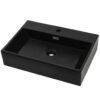 8718475589099_a_en_hd_1.jpg Basin with Faucet Hole Ceramic Black 76x42.5x14.5 cm