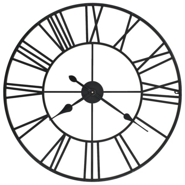 8718475589952_a_en_hd_1.jpg Vintage Wall Clock with Quartz Movement Metal 80 cm XXL