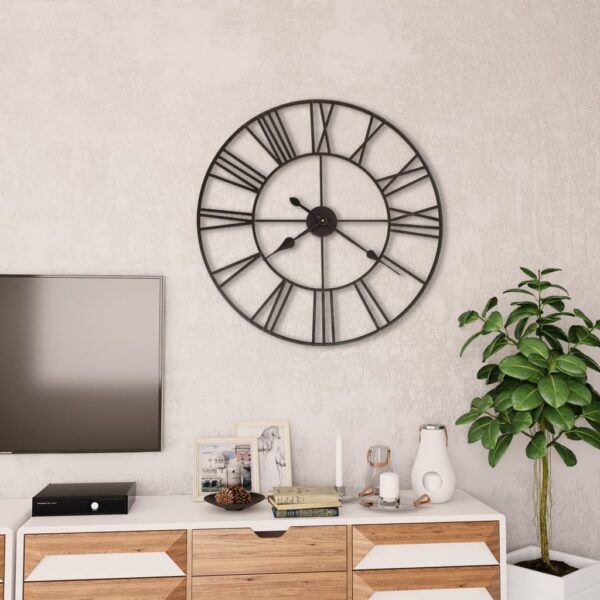 8718475589952_g_en_hd_1.jpg Vintage Wall Clock with Quartz Movement Metal 80 cm XXL