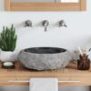 Sink 40x12 cm Marble Black