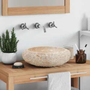 Sink 40x12 cm Marble Cream