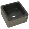 Sink 30x30x15 cm Riverstone Black