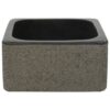 Sink 30x30x15 cm Riverstone Black