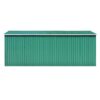 Garden Shed 257x489x181 cm Metal Green