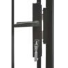 Garden Gate Steel 1x2 m Black