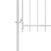 Garden Gate Steel 1x2 m White
