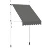 Manual Retractable Awning 150 cm Anthracite
