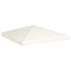 Gazebo Top Cover 310 g/mÂ² 3x3 m Cream White