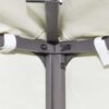 Gazebo Top Cover 310 g/mÂ² 3x3 m Cream White