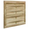 Garden Gate Impregnated Pinewood 100x75 cm Green