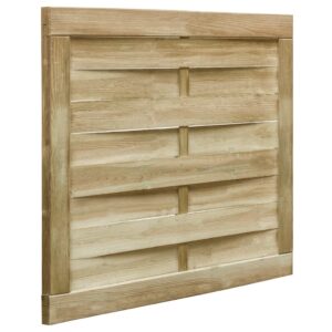 Garden Gate Impregnated Pinewood 100x75 cm Green