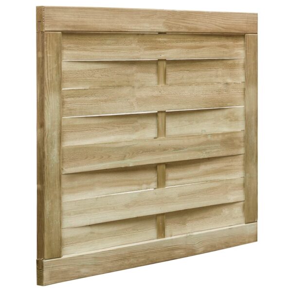 Garden Gate Impregnated Pinewood 100x75 cm Green