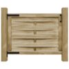 Garden Gate Impregnated Pinewood 100x75 cm Green