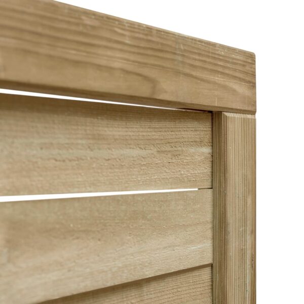 Garden Gate Impregnated Pinewood 100x75 cm Green