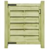 Garden Gate Impregnated Pinewood 100x100 cm Green