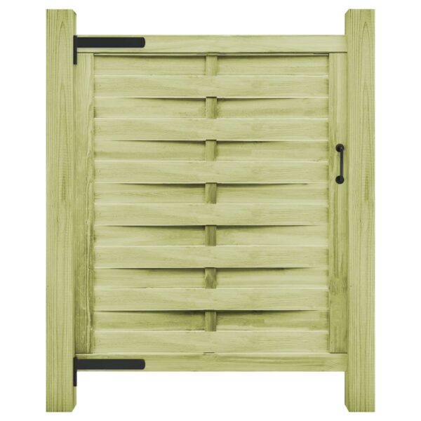 Garden Gate Impregnated Pinewood 100x125 cm Green