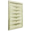 Garden Gate Impregnated Pinewood 100x125 cm Green