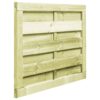 Garden Gate Impregnated Pinewood 100x75 cm Green