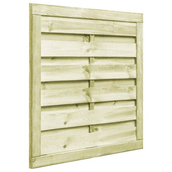 Garden Gate Impregnated Pinewood 100x100 cm Green
