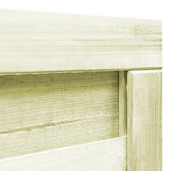 Garden Gate Impregnated Pinewood 100x100 cm Green