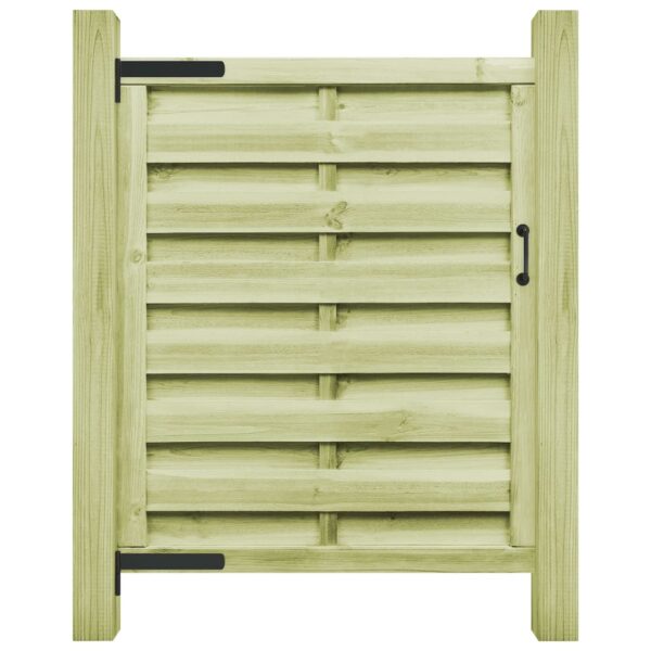 Garden Gate Impregnated Pinewood 100x125 cm Green