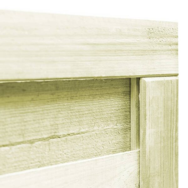Garden Gate Impregnated Pinewood 100x125 cm Green