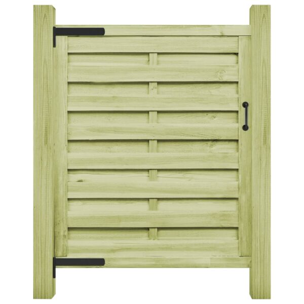 Garden Gate Impregnated Pinewood 100x150 cm Green