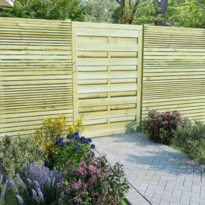 Garden Gate Impregnated Pinewood 100x150 cm Green