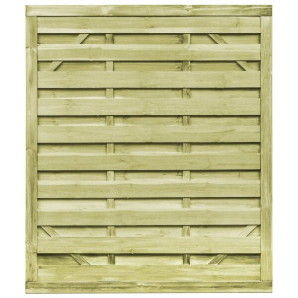 Garden Gates 2 pcs Impregnated Pinewood 150x175 cm Green