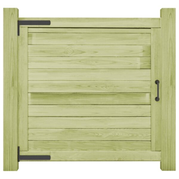 Garden Gate Impregnated Pinewood 100x100 cm